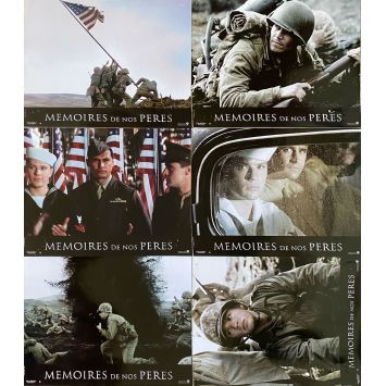 FLAGS OF OUR FATHERS French Lobby Cards x6 - 9x12 in. - 2006 - Clint Eastwood, Ryan Phillippe