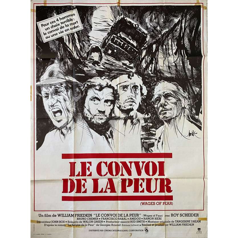 SORCERER French Movie Poster- 47x63 in. - 1977 - William Friedkin, Roy Sheider