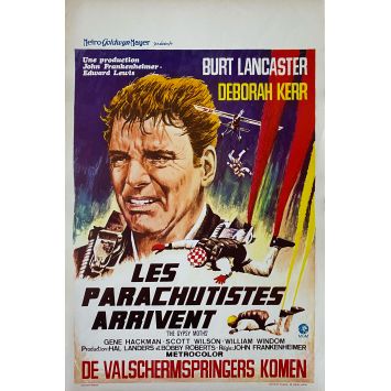THE GYPSY MOTHS Belgian Movie Poster- 14x21 in. - 1969 - John Frankenheimer, Burt Lancaster