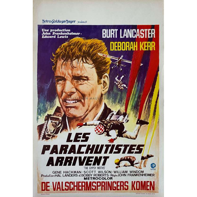 LES PARACHUTISTES ARRIVENT Affiche de film- 35x55 cm. - 1969 - John Frankenheimer, Burt Lancaster