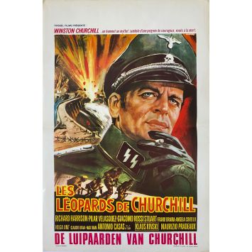 CHURCHILL'S LEOPARDS Belgian Movie Poster- 14x21 in. - 1970 - Maurizio Pradeaux, Klaus Kinski