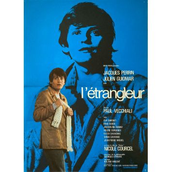 THE STRANGLER French Movie Poster- 15x21 in. - 1970 - Paul Vecchiali, Jacques Perrin