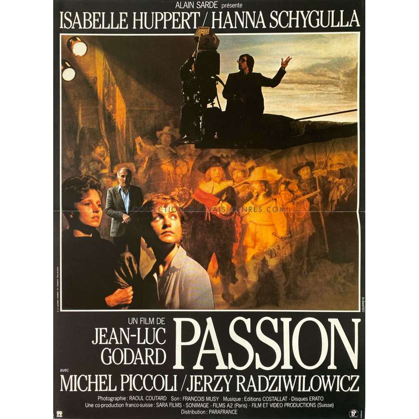 PASSION Affiche de film- 40x54 cm. - 1982 - Jean-Luc Godard, Isabelle Huppert