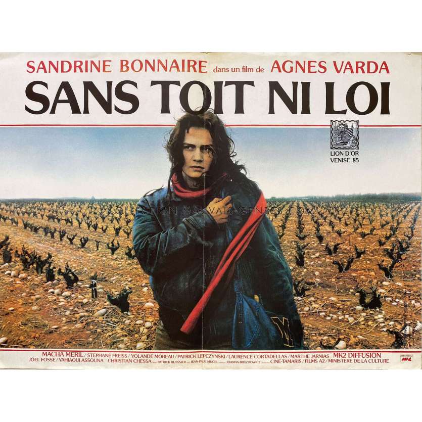 SANS TOIT NI LOI Affiche de film- 40x54 cm. - 1985 - Agnes Varda, Sandrine Bonnaire