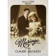 MARIAGE Affiche de film- 60x80 cm. - 1974 - Claude Lelouch, Bulle Ogier