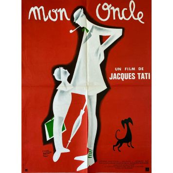 MON ONCLE Affiche de film- 60x80 cm. - 1958/R1970 - Jacques Tati, Jean-Pierre Zola
