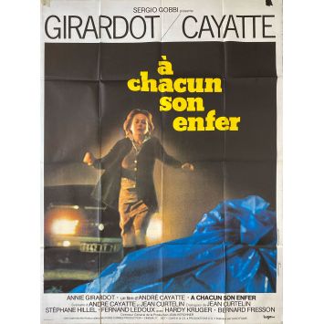 A CHACUN SON ENFER Affiche de film- 120x160 cm. - 1977 - André Cayatte, Annie Girardot