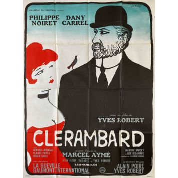 CLERAMBART French Movie Poster- 47x63 in. - 1969 - Yves Robert, Philippe Noiret