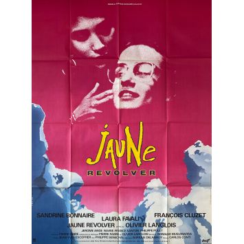 JAUNE REVOLVER French Movie Poster- 47x63 in. - 1988 - Olivier Langlois, Sandrine Bonnaire