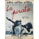 LA PIRATE Affiche de film- 120x160 cm. - 1984 - Jacques Doillon, Jane Birkin