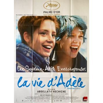 BLUE IS THE WARMEST COLOR French Movie Poster- 47x63 in. - 2013 - Abdellatif Kechiche, Adèle Exarchopoulos