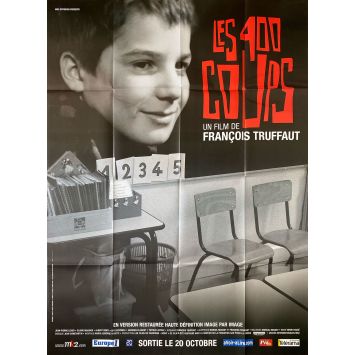 LES 400 COUPS Affiche de film- 120x160 cm. - 1959/R2010 - FranCois Truffaut, Jean-Pierre Léaud