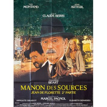 MANON OF THE SPRING French Movie Poster- 47x63 in. - 1986 - Claude Berri, Yves Montand