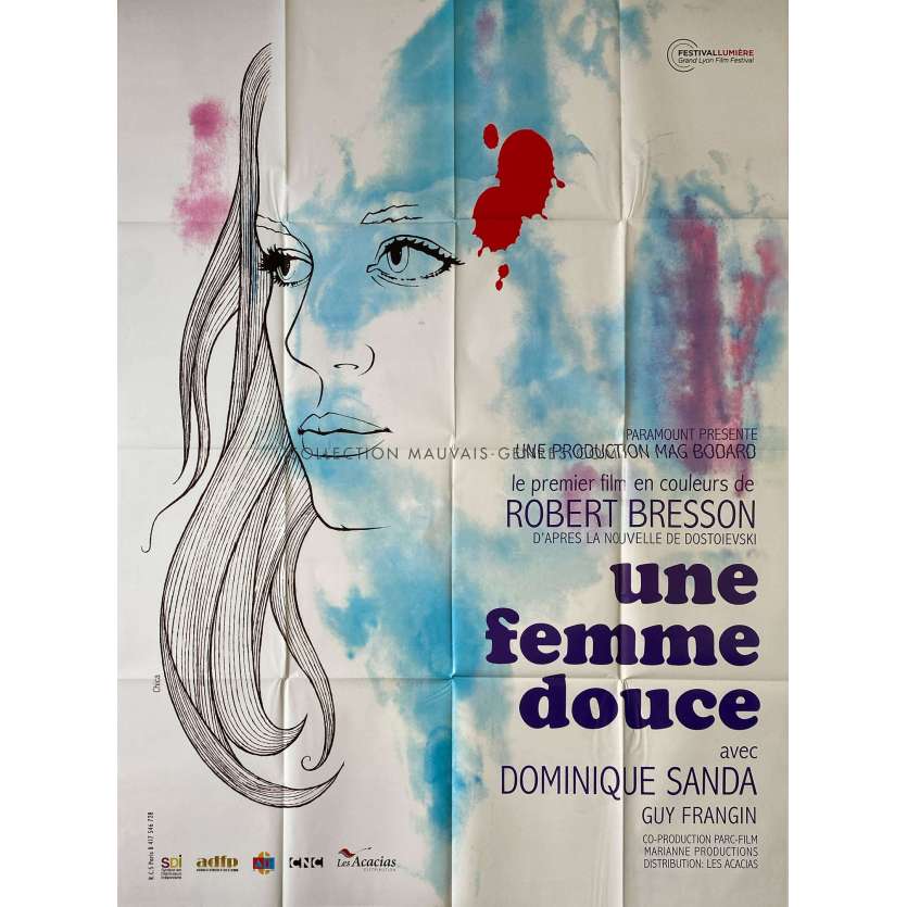 A GENTLE WOMAN French Movie Poster- 47x63 in. - 1969/R2010 - Robert Bresson, Dominique Sanda