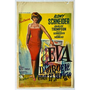 EVA Affiche de film- 35x55 cm. - 1959 - Rolf Thiele, Romy Schneider
