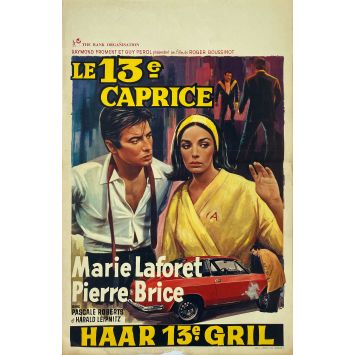 LE 13EME CAPRICE Affiche de film- 35x55 cm. - 1967 - Roger Boussinot, Marie Laforet