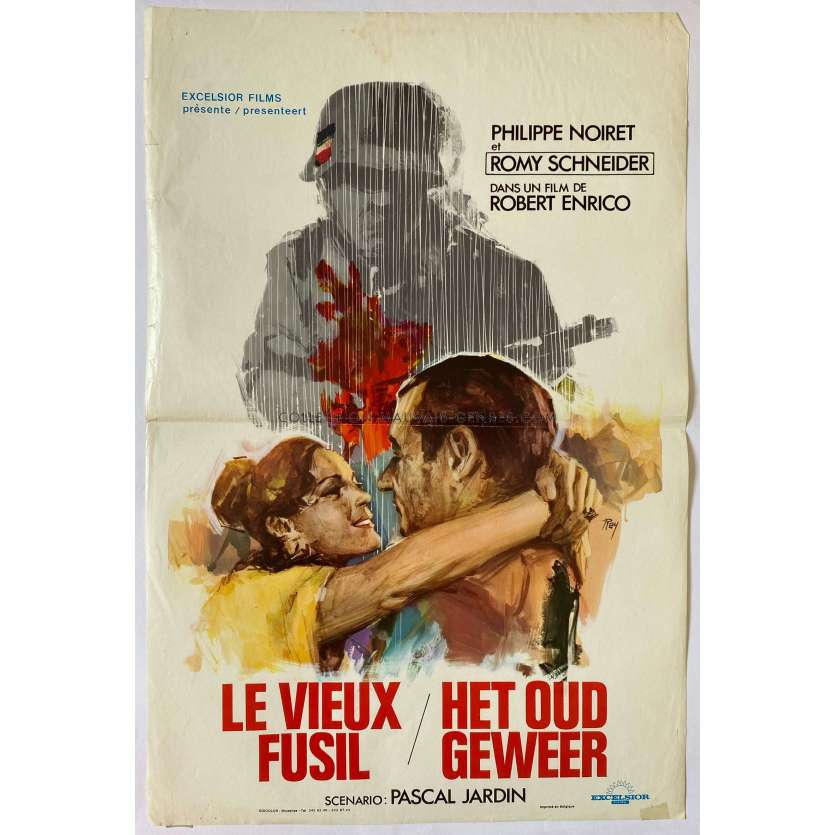 LE VIEUX FUSIL Affiche de film- 35x55 cm. - 1976 - Robert Enrico, Romy Schneider