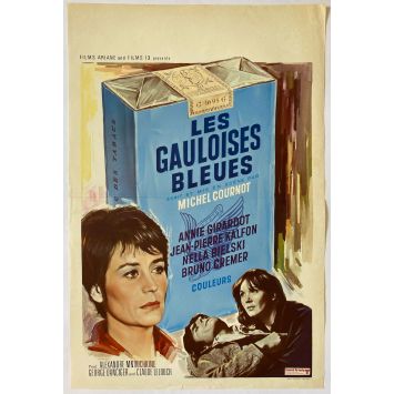 LES GAULOISES BLEUES Affiche de film- 35x55 cm. - 1969 - Michel Cournot, Annie Girardot