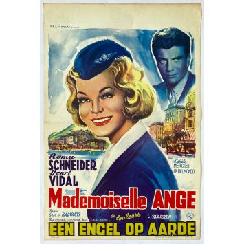 MADEMOISELLE ANGE Affiche de film- 35x55 cm. - 1959 - Geza von Radvanyi, Romy Schneider