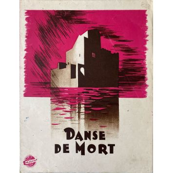 DANSE DE MORT Synopsis 4 p. - 24x30 cm. - 1948 - Marcel Cravenne, Erich von Stroheim