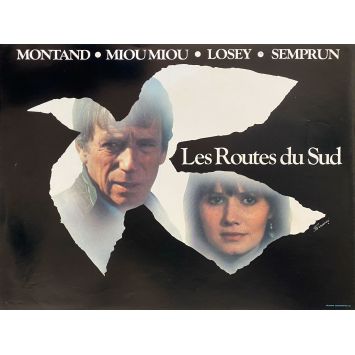 ROADS TO THE SOUTH French Movie Poster- 12x15 in. - 1978 - Joseph Losey, Yves Montand