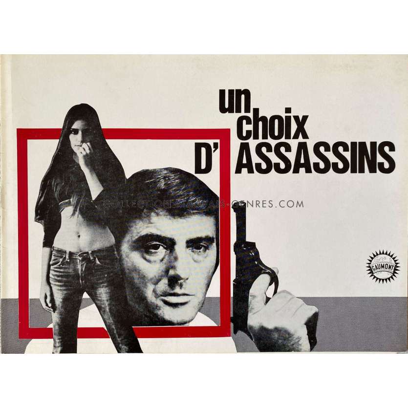 UN CHOIX D'ASSASSINS French Pressbook 8 p. - 9x12 in. - 1967 - Philippe Fourastié, Bernard Noël