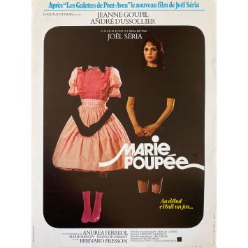 MARIE THE DOLL French Movie Poster- 12x15 in. - 1976 - Joël Séria, Jeanne Goupil