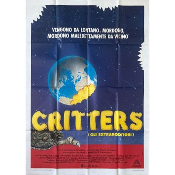CRITTERS Italian Movie Poster- 39x55 in. - 1986 - Stephen Herek, Dee Wallace