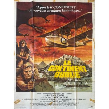 THE PEOPLE THAT TIME FORGOT French Movie Poster- 47x63 in. - 1977 - Kevin Connor, Patrick Wayne