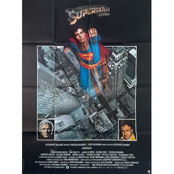 SUPERMAN French Movie Poster- 47x63 in. - 1978 - Richard Donner, Christopher Reeves