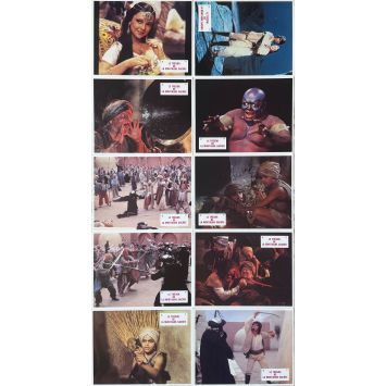 LE TRESOR DE LA MONTAGNE SACREE Photos de film x10 - 22x28 cm. - 1979 - Kevin Connor, Christopher Lee