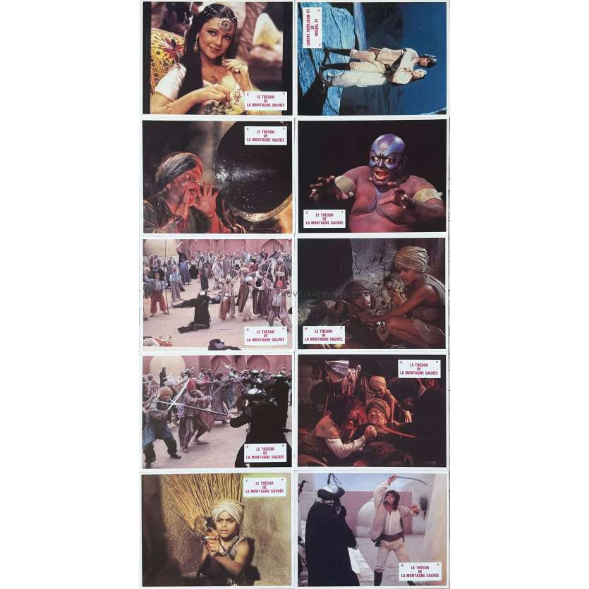 LE TRESOR DE LA MONTAGNE SACREE Photos de film x10 - 22x28 cm. - 1979 - Kevin Connor, Christopher Lee