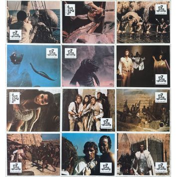 LES 7 CITES D'ATLANTIS Photos de film x12 - 22x28 cm. - 1978 - Kevin Connor, Doug McClure