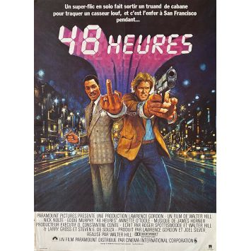 48 HOURS French Movie Poster- 15x21 in. - 1982 - Walter Hill, Eddie Murphy
