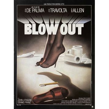 BLOW OUT French Movie Poster- 15x21 in. - 1981 - Brian de Palma, John Travolta