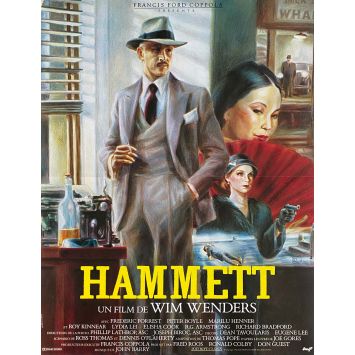 HAMMETT Affiche de film- 40x54 cm. - 1982 - Wim Wenders, Frederic Forrest