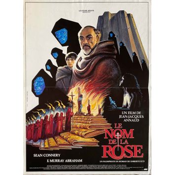 NAME OF THE ROSE French Movie Poster- 15x21 in. - 1987 - Jean-Jacques Annaud, Sean Connery