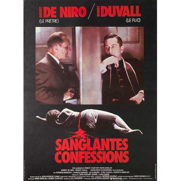 TRUE CONFESSIONS French Movie Poster- 15x21 in. - 1981 - Ulu Grosbard, Robert de Niro