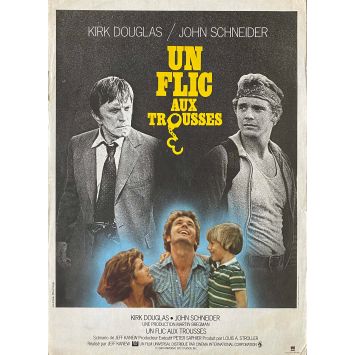 EDDIE MACON'S RUN French Movie Poster- 15x21 in. - 1983 - Jeff Kanew, Kirk Douglas