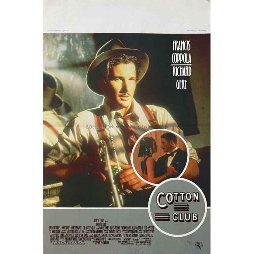 COTTON CLUB Belgian Movie Poster- 14x21 in. - 1984 - Francis Ford Coppola, Richard Gere