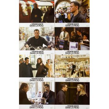 THE BOURNE ULTIMATUM French Lobby Cards x8 - 9x12 in. - 2007 - Paul Greengrass, Matt Damon