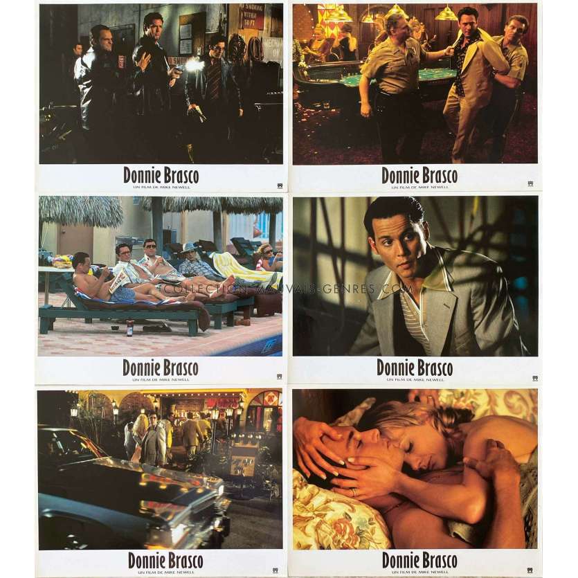 DONNIE BRASCO Photos de film x6 - 22x28 cm. - 1997 - Mike Newell, Al Pacino
