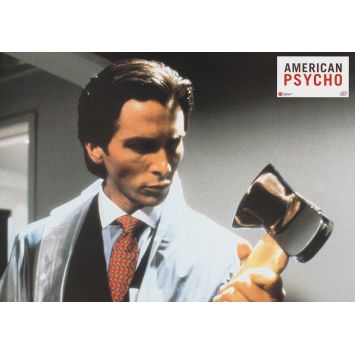 AMERICAN PSYCHO French Lobby Card N02 - 9x12 in. - 2000 - Mary Harron, Christian Bale