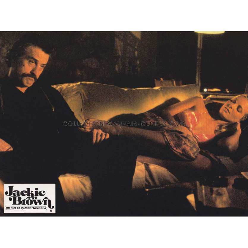 JACKIE BROWN French Lobby Card N01 - 9x12 in. - 1997 - Quentin Tarantino, Pam Grier