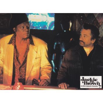 JACKIE BROWN French Lobby Card N02 - 9x12 in. - 1997 - Quentin Tarantino, Pam Grier