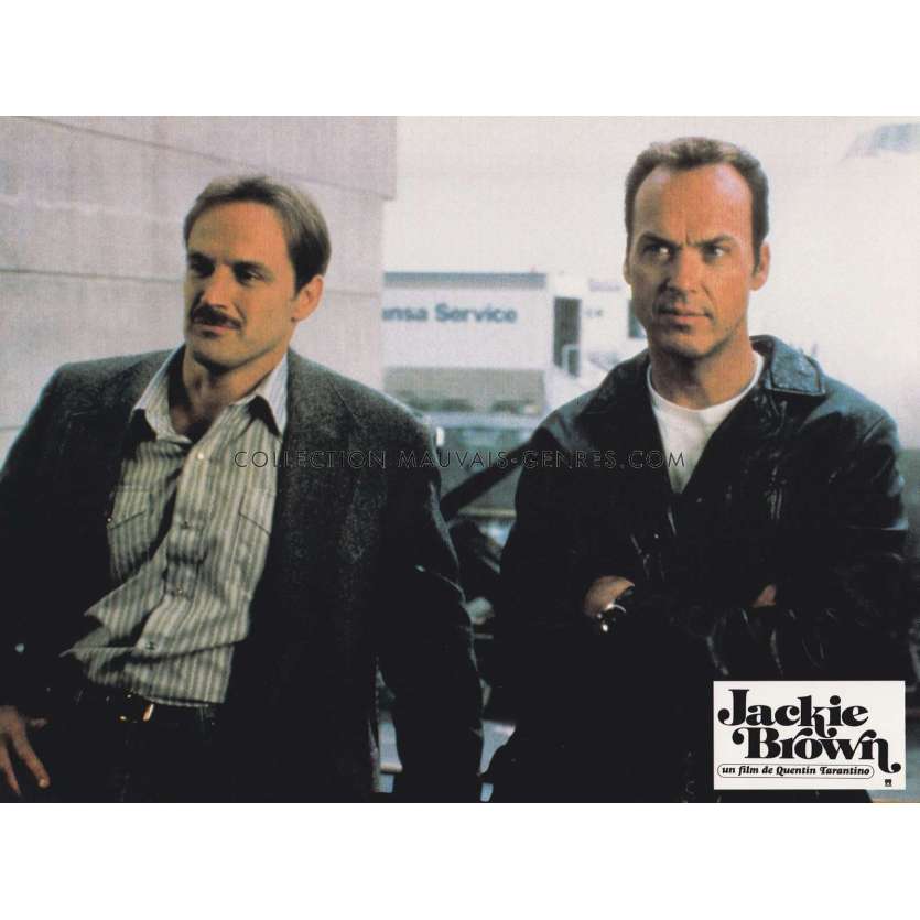 JACKIE BROWN French Lobby Card N03 - 9x12 in. - 1997 - Quentin Tarantino, Pam Grier