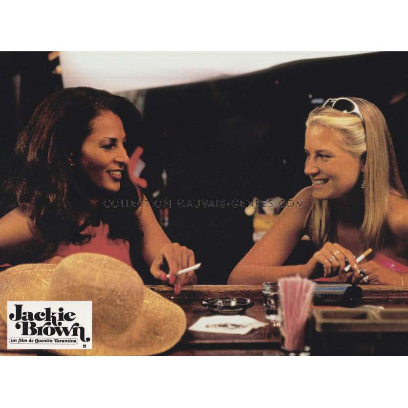 JACKIE BROWN French Lobby Card N04 - 9x12 in. - 1997 - Quentin Tarantino, Pam Grier