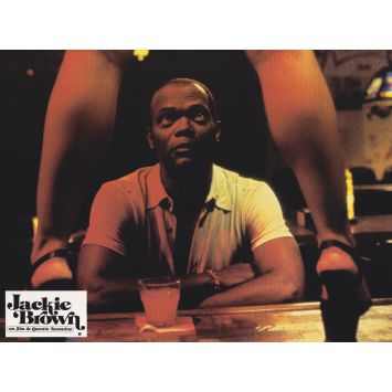 JACKIE BROWN French Lobby Card N06 - 9x12 in. - 1997 - Quentin Tarantino, Pam Grier