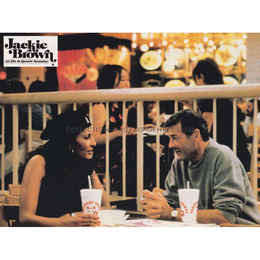 JACKIE BROWN French Lobby Card N09 - 9x12 in. - 1997 - Quentin Tarantino, Pam Grier