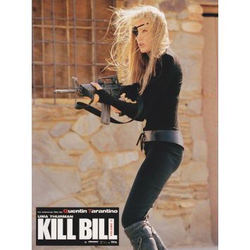 KILL BILL VOL. 2 French Lobby Card N01 - 9x12 in. - 2004 - Quentin Tarantino, Uma Thurman